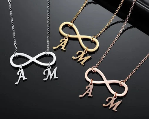 Custom Initials Necklace, Two Letter Necklace, Wedding Gift