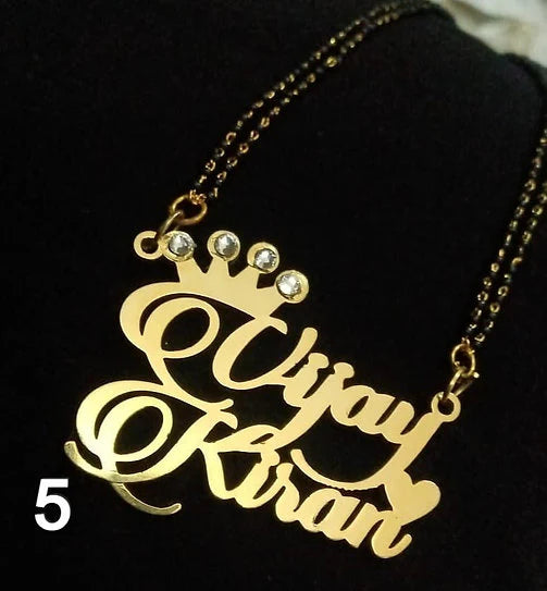 Double name chain and mangalsutra