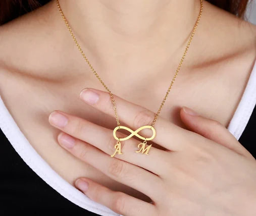 Custom Initials Necklace, Two Letter Necklace, Wedding Gift