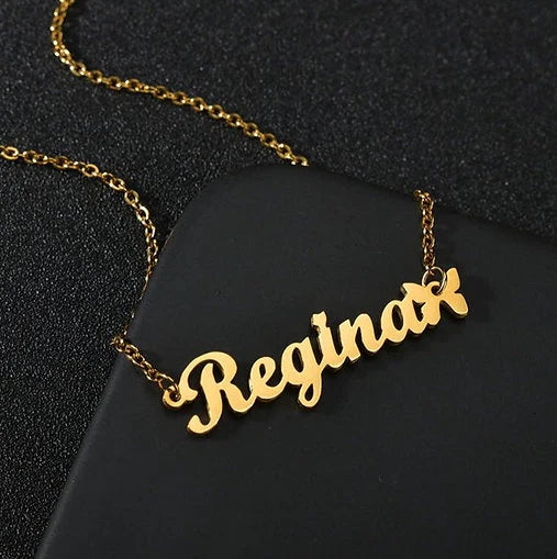 Name Pendent with Butterfly